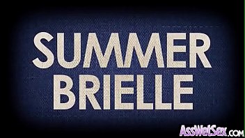 Preview 1 of Slipping Xvideo Com - (Summer Brielle) Hot Girl With Big Oiled Butt Nailed Deep In Her Asshole movie-28