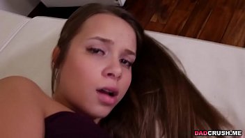 Preview 2 of Korean Fd - Blonde teen babe Liza fucks stepdads cock