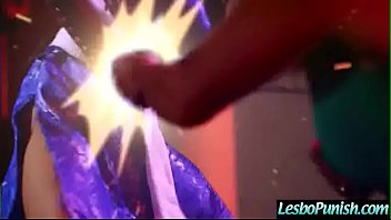 Preview 2 of Exxx Trasmall Com - (Christen Courtney &amp_ Rina Ellis) Lesbian Girls Use Sex Dildos To Punish Each Other movie-01
