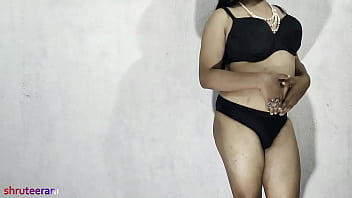 Preview 2 of Big Boobs Xxx Fuck Back - BLACK LINGERIE PART 2 - CROSSDRESSING BY SOLO INDIAN TRANS