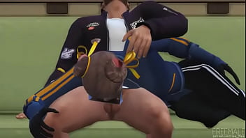 Preview 2 of Modelder Pon - Chun-Li fast Fellatio (Sims 4)