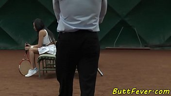 Preview 2 of Hitbaby I - Busty eurobabe assfucked after tennis