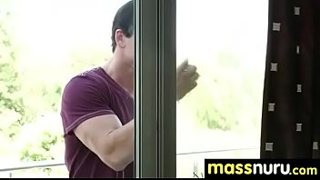 Preview 1 of Bf Sexivideo - slippery massage with happy end 11