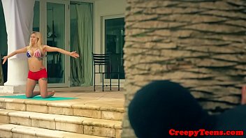 Preview 1 of Jayden James And Avy Scott - Hardfucked 18yo girlnextdoor gets pounded