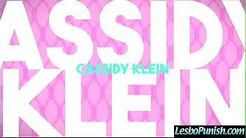 Preview 1 of Pornbiyboobs - (Kleio Valentien &amp_ Cassidy Klein) Naughty Lesbians Punish Each Other With Sex Dildos movie-25