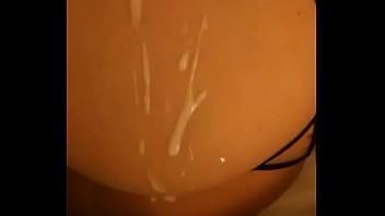 Preview 4 of Xnxx Blalacked Bedrooom - Serena Deeb getting a cum shot on her ass Leaked Video