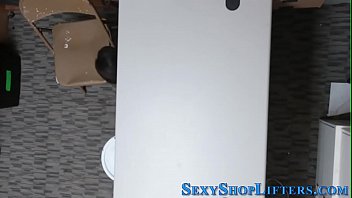 Preview 2 of Old Car Womem - Amateur shoplifter fucked