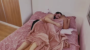Preview 1 of Nauty American Big Boobs Anty - Leo Skull slept at trans house and woke up hungry for an ass