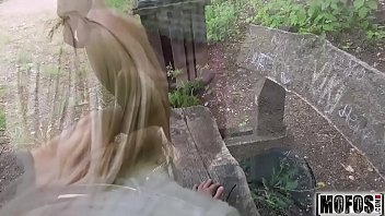 Preview 4 of Sunny Leon Vids S - Blonde Hottie Fucks Outdoors video starring Aisha - Mofos.com