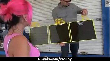 Preview 4 of 14516 A Queen Or A Bitch - Amateur hottie takes cash for public sex 20