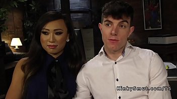 Preview 1 of Home Anales - Asian busty tranny anal fucks guy