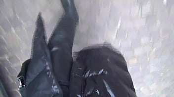 Preview 2 of Mom N Son Facing - Bellas black Bikerboots