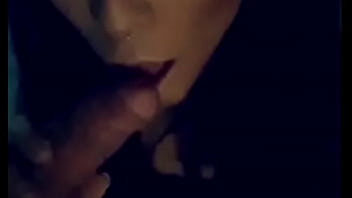 Preview 1 of Sierra Santos Fuck - Tgirl @journeyvik with &#039_s Big White Dick in her mouth.