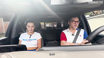 Preview 3 of Brazzers Uzun Porno - Sol Peterson shows her deepthroat skills and tries the fucking machine | ROAD Juan Bustos