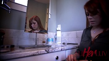 Preview 3 of 12 Ys Ladki 18 Ys Ladka - Taking a Dildo Up Her Ass Makes Blonde Tgirl Barbara Perez Cum