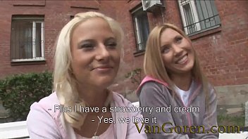 Preview 1 of Mashak Hd Hot Video 2017 - sweet cream threesome fuck with young blonde bitches