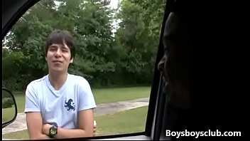 Preview 4 of Panjaban Teen Porn - Muscled Black Gay Dude Fuck WHite Sexy Boy Hard 17