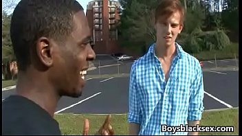 Preview 2 of Only Big Fussy - Blacks OnBoys - Black Gay Dude Fuck White Twink Hard 15