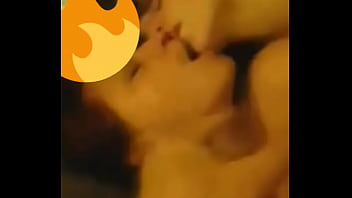 Preview 1 of Search Hot Bed - My girlfriend with her colleague kisses and waits my cumshot