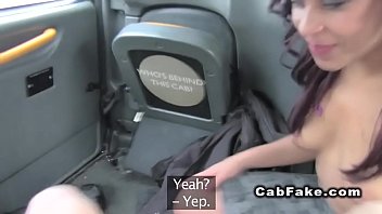 Preview 1 of Indian Katy Caro Porno - Amateur ebony beauty gets facial in fake taxi