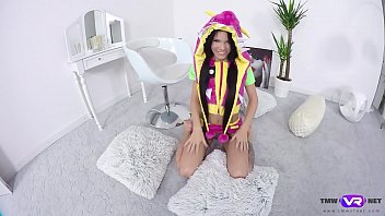 Preview 1 of Sexsex Bangls - Tmw VR net - Lovenia Lux -DARK-HAIRED BABE PERFORMS STRIPTEASE