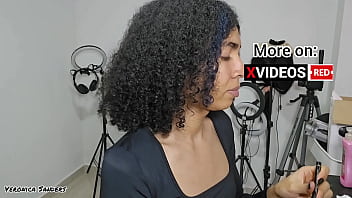Preview 3 of Arimy Bored Balok - Veronica Sanders muy puta complaciendo con la boquita a un macho vergon