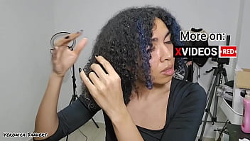 Preview 4 of Arimy Bored Balok - Veronica Sanders muy puta complaciendo con la boquita a un macho vergon