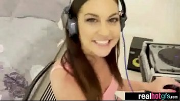 Preview 1 of Ariana Jollee Ganbang - (brittany shae) Real Horny GF Love Sex In Front Of Cam movie-07