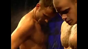 Preview 3 of Public Czech Fitnes Blowjob - Swimmers Teasing and Worship each other bulges in speedo (sunga)