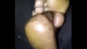 Preview 2 of Iskra Lawrence Hot Fucking - Thick load of cum saturating her feet