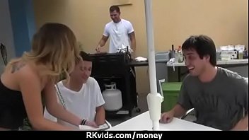 Preview 4 of Oral Voyuer - Sensual girl talked into having sex for cash 11