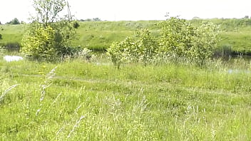 Preview 3 of Bbw Nigerian - Milf sexy woman sunbathing naked on river bank. Random guy is watching. Naked in public. Public. Publicly. Wild beach Nudist. Perfect ass. Pussy. Blonde. Doggystyle. Woman got into doggy style position. Outdoor. Outside. Outdoors. Nudists. Naturist. POV