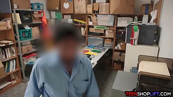 Preview 2 of Swahili Girl Pussy In - Emo teen shoplifter caught by security and then fucked