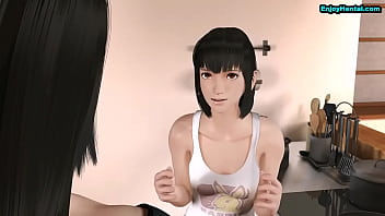 Preview 1 of Sunny Leone Girl Black And Boy - Dangerous Housemates [Enjoyhentai.com]