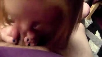 Preview 3 of Bika Amateur - WIFE GIVES HUBBY BEST FOOTJOB BLOWJOB COMBO EVER