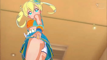 Preview 1 of Mom Go F - In the dressing room with Emo Moegi - Kiratto Pri Chan