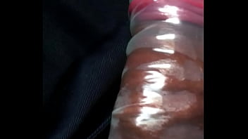 Preview 4 of 2 Dlldo - Erection inside a Condom