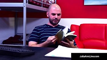 Preview 1 of Interratial Cuckhold - Julia Ann is a HOT Tutor who sucks &amp_ fucks a student silly!