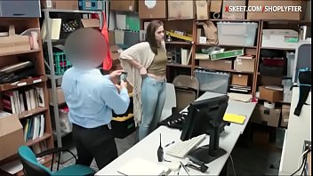 Preview 1 of Party Czech6 - Two teen thieves banged in LP office