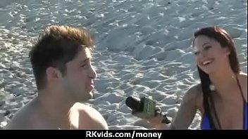 Preview 3 of Ts Vids - Stunning Euro Teen Gets Talked In To Giving A Blowjob For Cash 24
