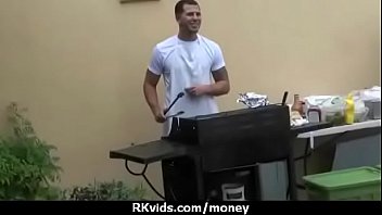 Preview 4 of Alina Sabah Dusun Kadazan - Stunning Euro Teen Gets Talked In To Giving A Blowjob For Cash 8