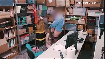 Preview 3 of Ass Anal Sex Porn - Thief Dolly Leigh railed in LP office