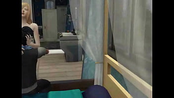 Preview 1 of Link Dwonload - Latino licking a Japanese pussy (the Sims 4)