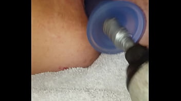 Preview 3 of Amateur Sitting On Hidden - Wife getting her pussy drilled good with a drilldo