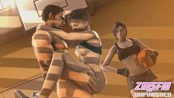 Preview 3 of Anal Buffet 5 Trailer - Rebecca Chambers Fucked like a bitch Hentai Video