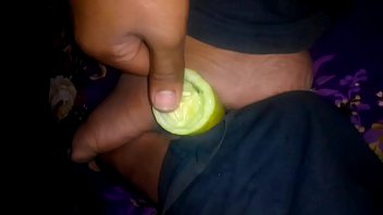 Preview 2 of Brazzer Full Gd - homemade sex toy with cucumber