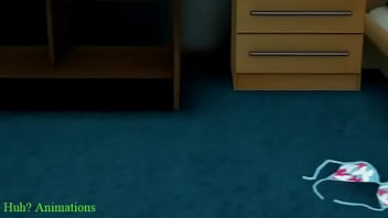 Preview 1 of Girl Fuck Girl Shake Boobes - Mika HeadScissor SEXY Animation 2017