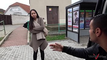 Preview 2 of Sleeping Xxx Vedeous - Takevan Asian babe need a lift which horny dude in van love to give