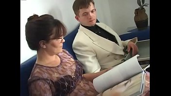 Preview 1 of Mom Fucking Housbend Friend - Hairy Mature with Glasses