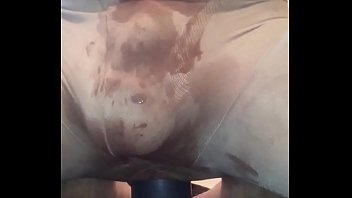 Preview 4 of Brtney Spirs - huge dildo pounding